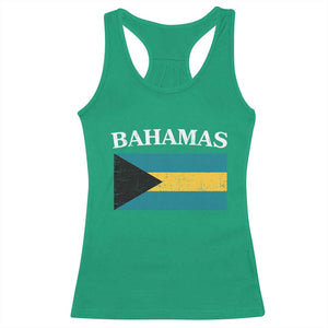 Bahamas Flag Racerback Tank Top Retro Vintage Bahamian Gifts TS10 Irish Green Print Your Wear