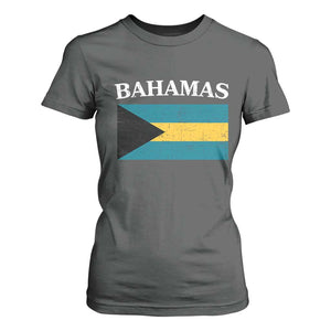 Bahamas Flag T Shirt For Women Retro Vintage Bahamian Gifts TS10 Dark Heather Print Your Wear