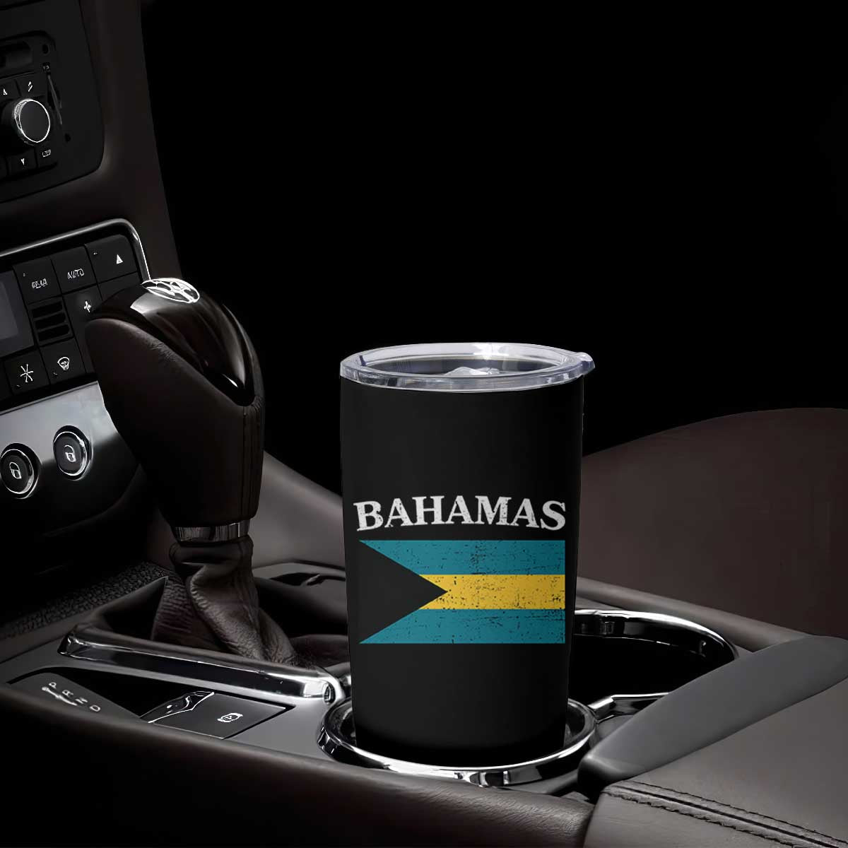 Bahamas Flag Tumbler Cup Retro Vintage Bahamian Gifts TS10 Print Your Wear