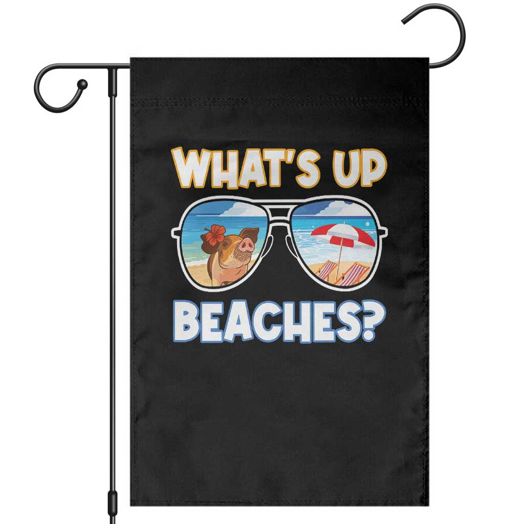 Bahamas Swimming Pigs Garden Flag Pig Swim Caribbean Beach Summer Vacation TS10 Black Print Your Wear