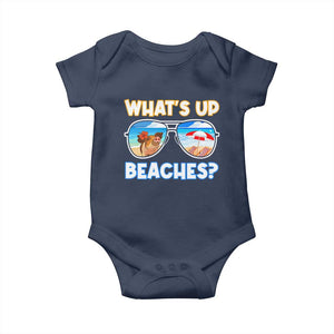 Bahamas Swimming Pigs Baby Onesie Pig Swim Caribbean Beach Summer Vacation TS10 Navy Print Your Wear