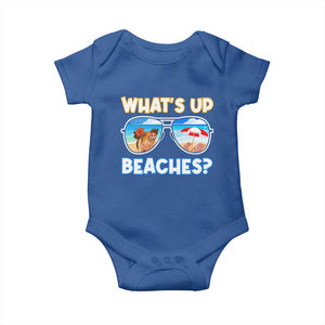 Bahamas Swimming Pigs Baby Onesie Pig Swim Caribbean Beach Summer Vacation TS10 Royal Blue Print Your Wear
