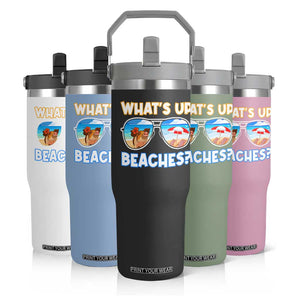 Bahamas Swimming Pigs Flip Straw Tumbler Pig Swim Caribbean Beach Summer Vacation TS10 Print Your Wear