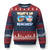 Bahamas Swimming Pigs Ugly Christmas Sweater Pig Swim Caribbean Beach Summer Vacation TS10 Navy Red Print Your Wear