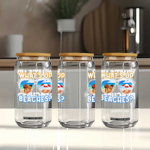 Bahamas Swimming Pigs Glass Can Pig Swim Caribbean Beach Summer Vacation TS10 Print Your Wear