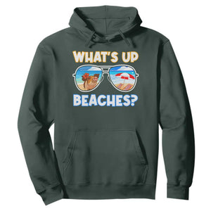 Bahamas Swimming Pigs Hoodie Pig Swim Caribbean Beach Summer Vacation TS10 Dark Forest Green Print Your Wear