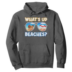 Bahamas Swimming Pigs Hoodie Pig Swim Caribbean Beach Summer Vacation TS10 Dark Heather Print Your Wear