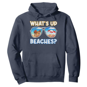 Bahamas Swimming Pigs Hoodie Pig Swim Caribbean Beach Summer Vacation TS10 Navy Print Your Wear