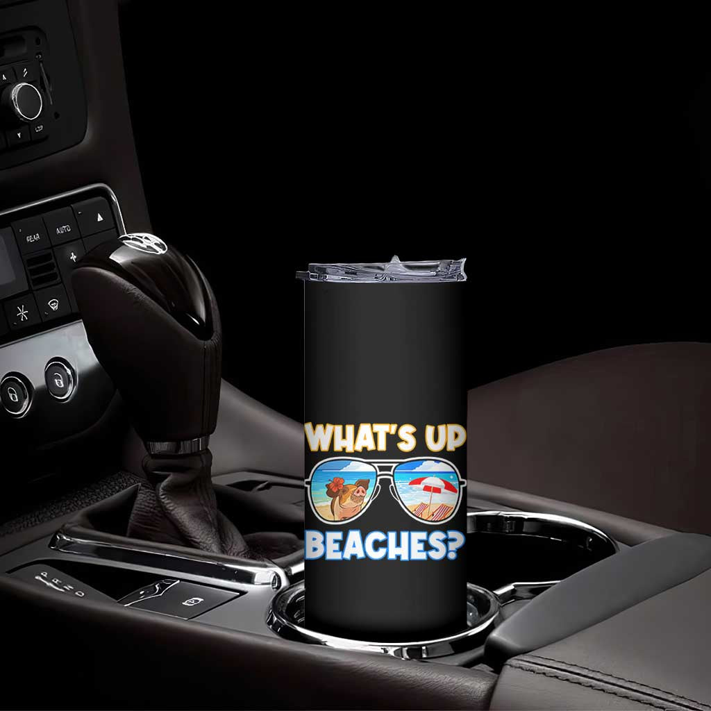 Bahamas Swimming Pigs Skinny Tumbler Pig Swim Caribbean Beach Summer Vacation TS10 Print Your Wear