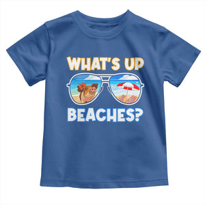 Bahamas Swimming Pigs Toddler T Shirt Pig Swim Caribbean Beach Summer Vacation TS10 Royal Blue Print Your Wear