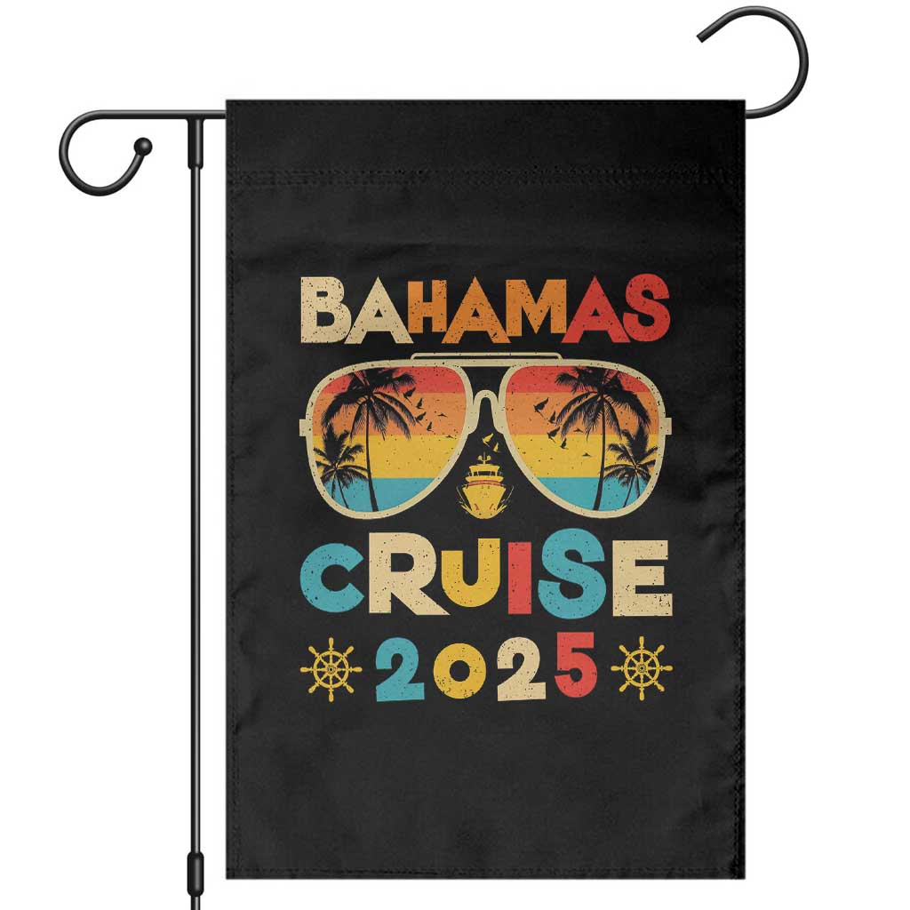 Bahamas Cruise Garden Flag Cruisin Together Matching Family Cruise 2025 TS10 Black Print Your Wear