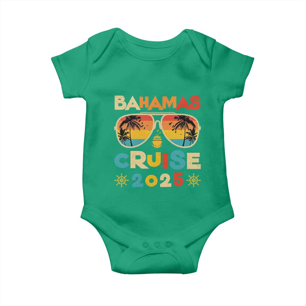 Bahamas Cruise Baby Onesie Cruisin Together Matching Family Cruise 2025 TS10 Irish Green Print Your Wear