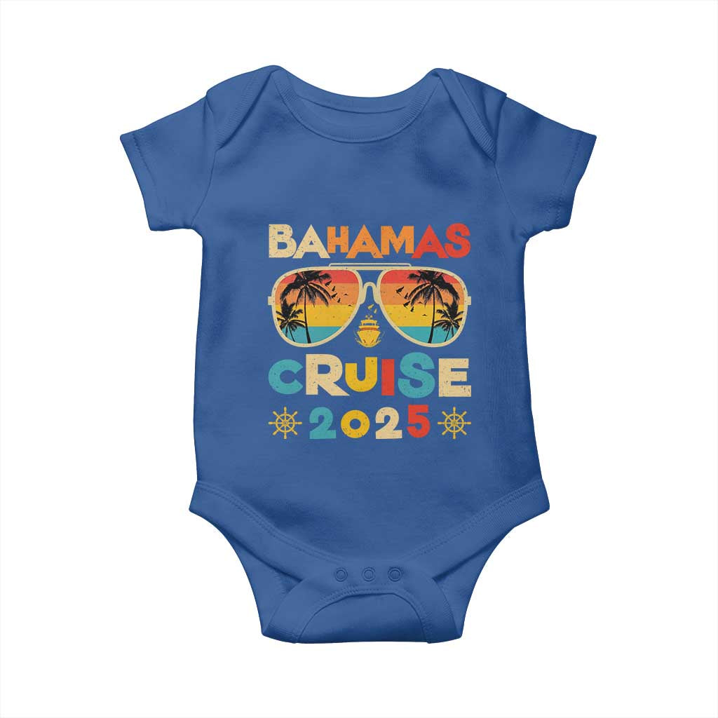 Bahamas Cruise Baby Onesie Cruisin Together Matching Family Cruise 2025 TS10 Royal Blue Print Your Wear