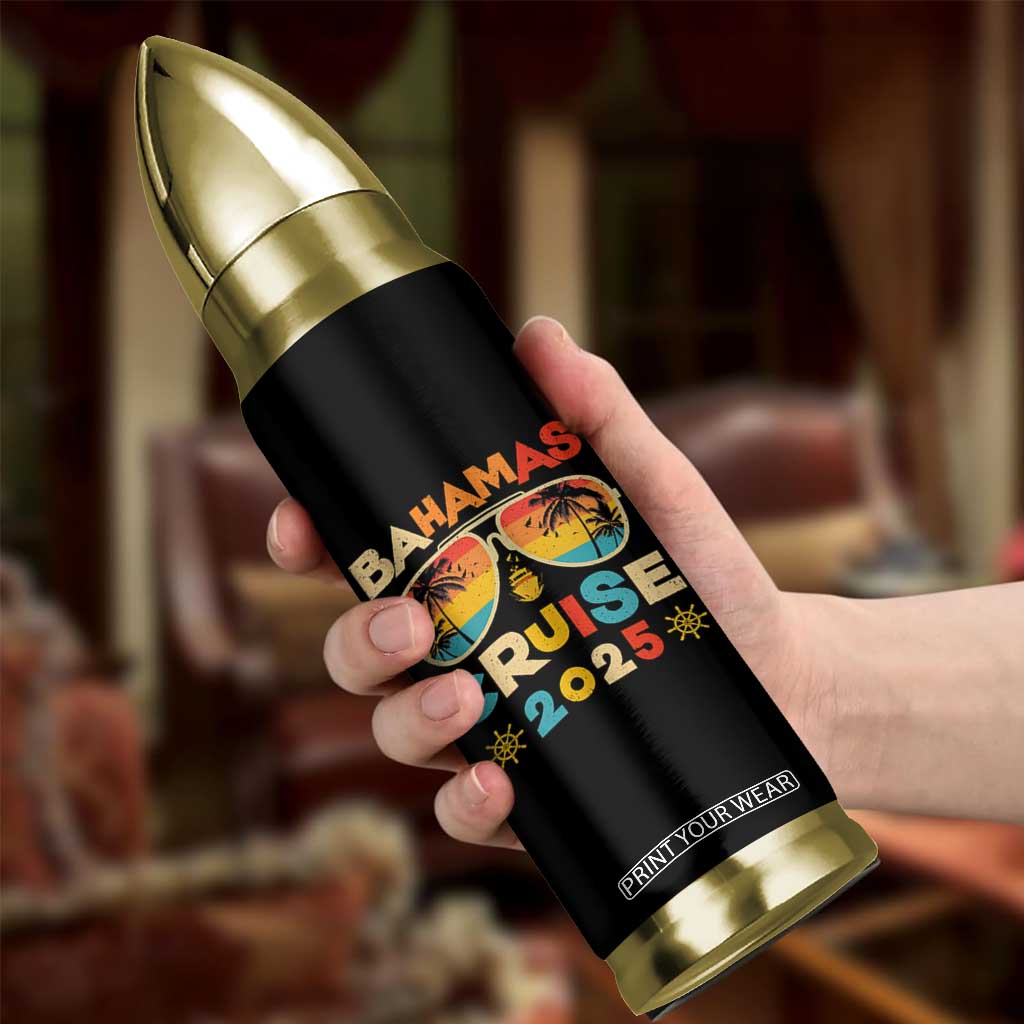 Bahamas Cruise Bullet Tumbler Cruisin Together Matching Family Cruise 2025 TS10 Print Your Wear