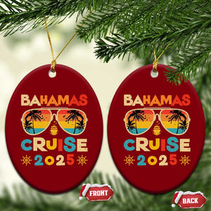 Bahamas Cruise Ceramic Ornament Cruisin Together Matching Family Cruise 2025 TS10 Print Your Wear