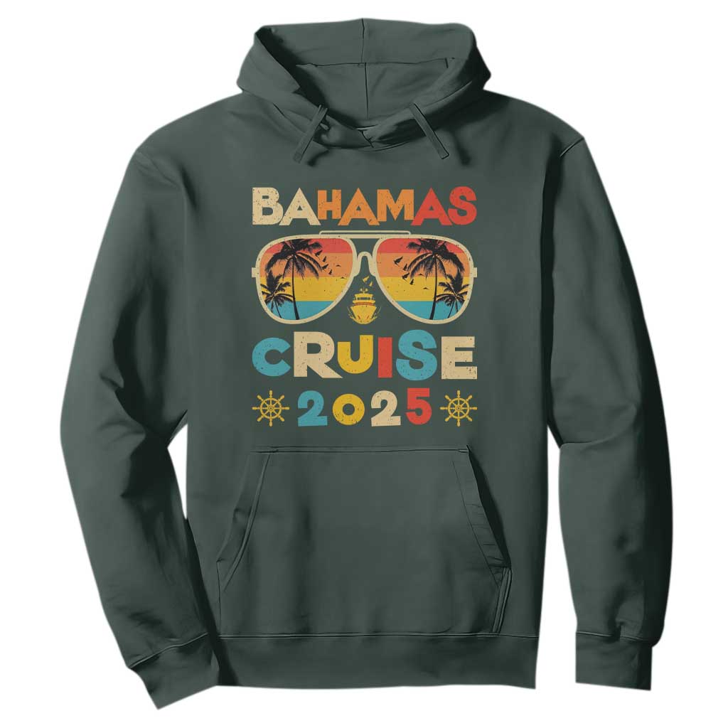 Bahamas Cruise Hoodie Cruisin Together Matching Family Cruise 2025 TS10 Dark Forest Green Print Your Wear