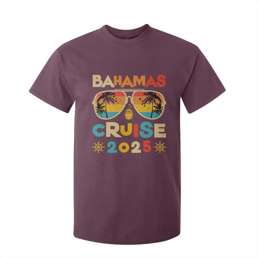 Bahamas Cruise T Shirt For Kid Cruisin Together Matching Family Cruise 2025 TS10 Maroon Print Your Wear