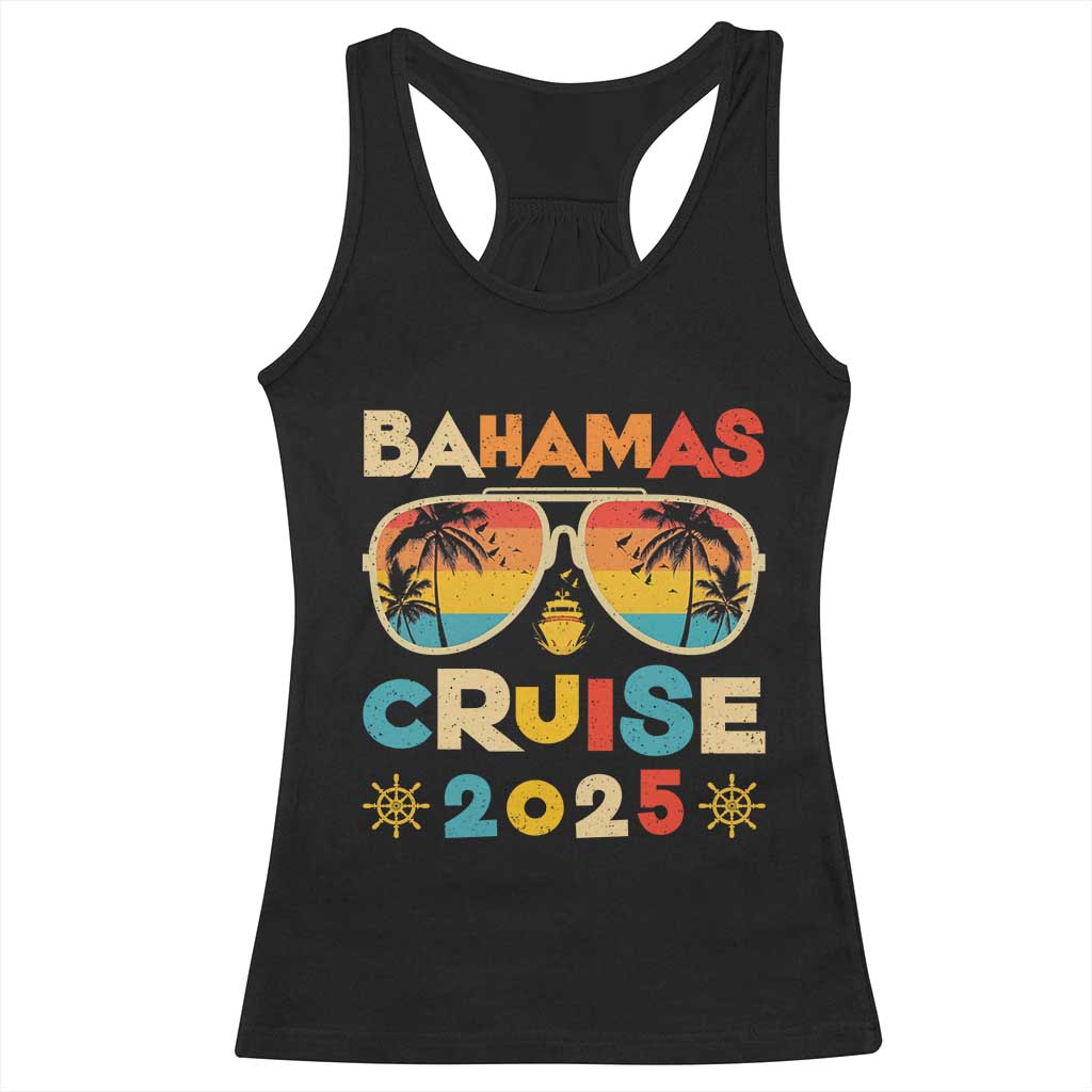 Bahamas Cruise Racerback Tank Top Cruisin Together Matching Family Cruise 2025 TS10 Black Print Your Wear