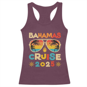 Bahamas Cruise Racerback Tank Top Cruisin Together Matching Family Cruise 2025 TS10 Maroon Print Your Wear