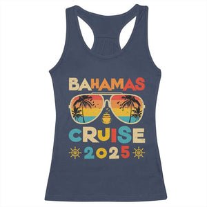 Bahamas Cruise Racerback Tank Top Cruisin Together Matching Family Cruise 2025 TS10 Navy Print Your Wear