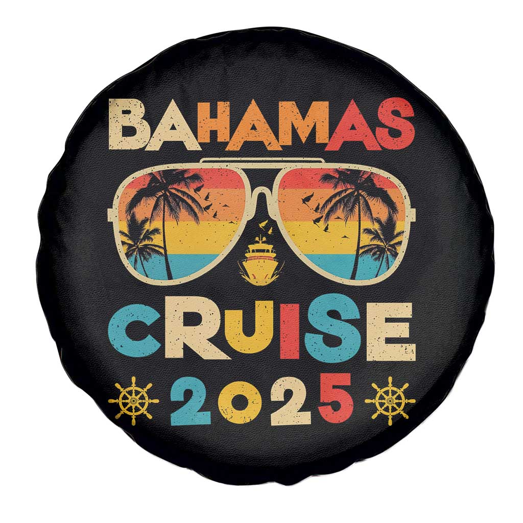 Bahamas Cruise Spare Tire Cover Cruisin Together Matching Family Cruise 2025 TS10 Print Your Wear