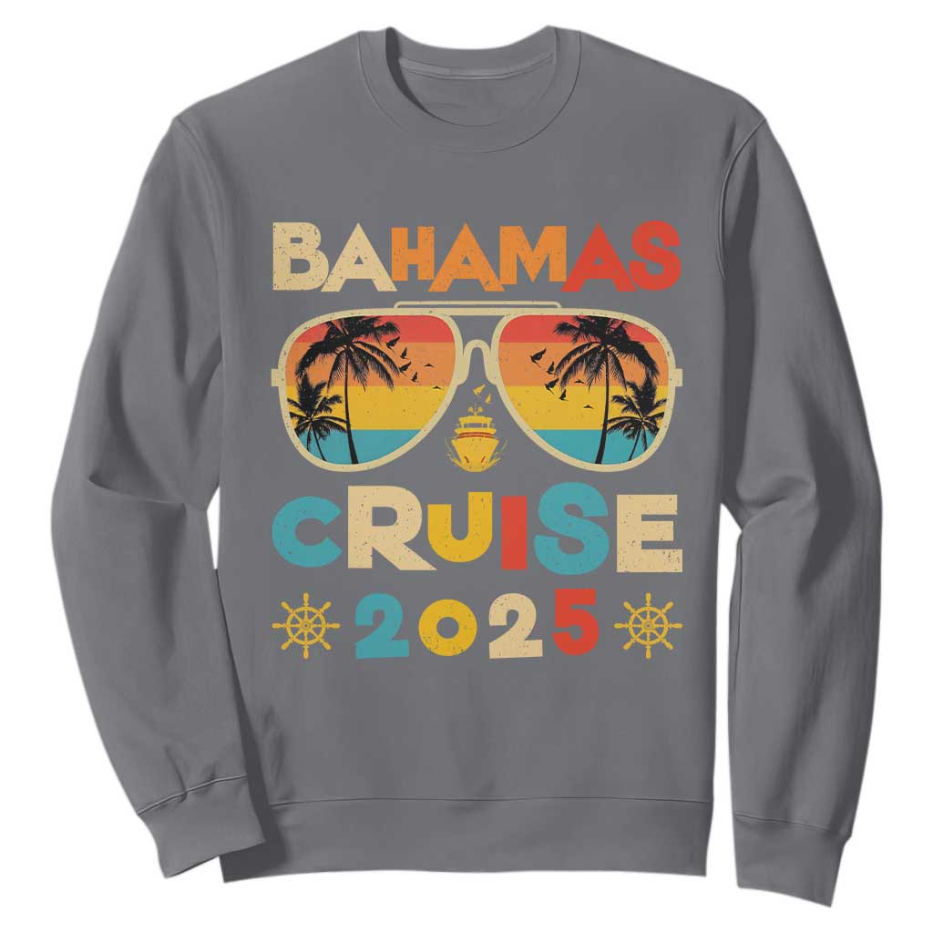 Bahamas Cruise Sweatshirt Cruisin Together Matching Family Cruise 2025 TS10 Charcoal Print Your Wear