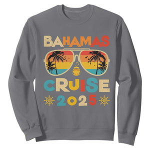 Bahamas Cruise Sweatshirt Cruisin Together Matching Family Cruise 2025 TS10 Charcoal Print Your Wear