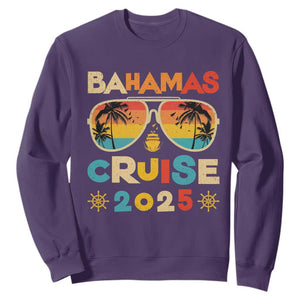 Bahamas Cruise Sweatshirt Cruisin Together Matching Family Cruise 2025 TS10 Purple Print Your Wear