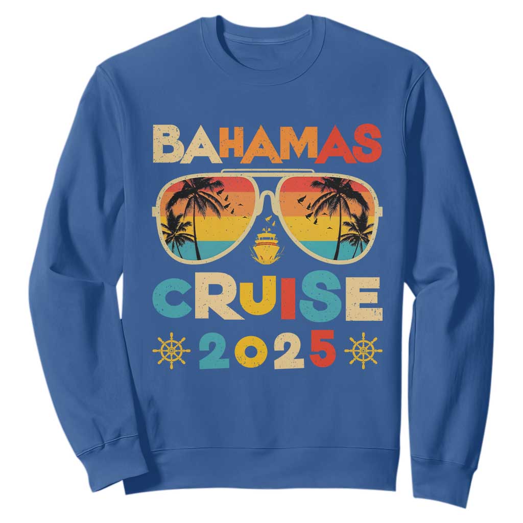 Bahamas Cruise Sweatshirt Cruisin Together Matching Family Cruise 2025 TS10 Royal Blue Print Your Wear