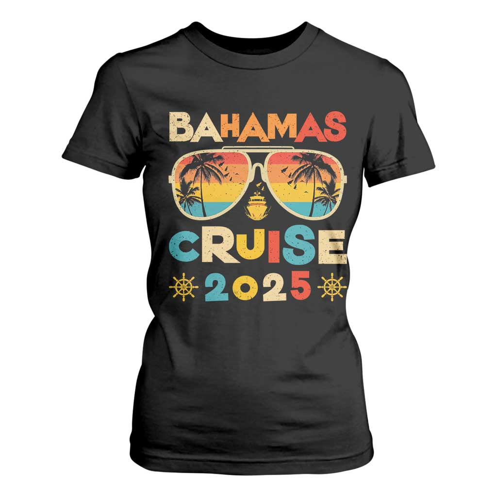 Bahamas Cruise T Shirt For Women Cruisin Together Matching Family Cruise 2025 TS10 Black Print Your Wear