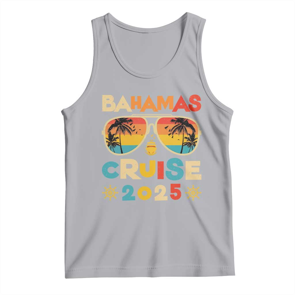Bahamas Cruise Tank Top Cruisin Together Matching Family Cruise 2025 TS10 Athletic Heather Print Your Wear