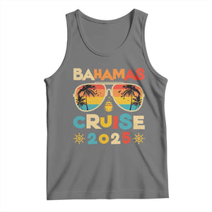 Bahamas Cruise Tank Top Cruisin Together Matching Family Cruise 2025 TS10 Black Heather Print Your Wear