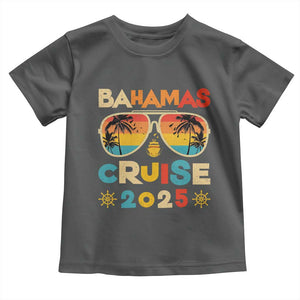 Bahamas Cruise Toddler T Shirt Cruisin Together Matching Family Cruise 2025 TS10 Dark Heather Print Your Wear