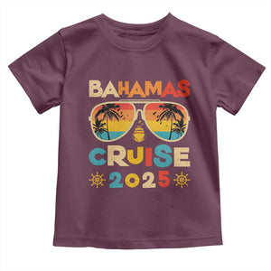 Bahamas Cruise Toddler T Shirt Cruisin Together Matching Family Cruise 2025 TS10 Maroon Print Your Wear
