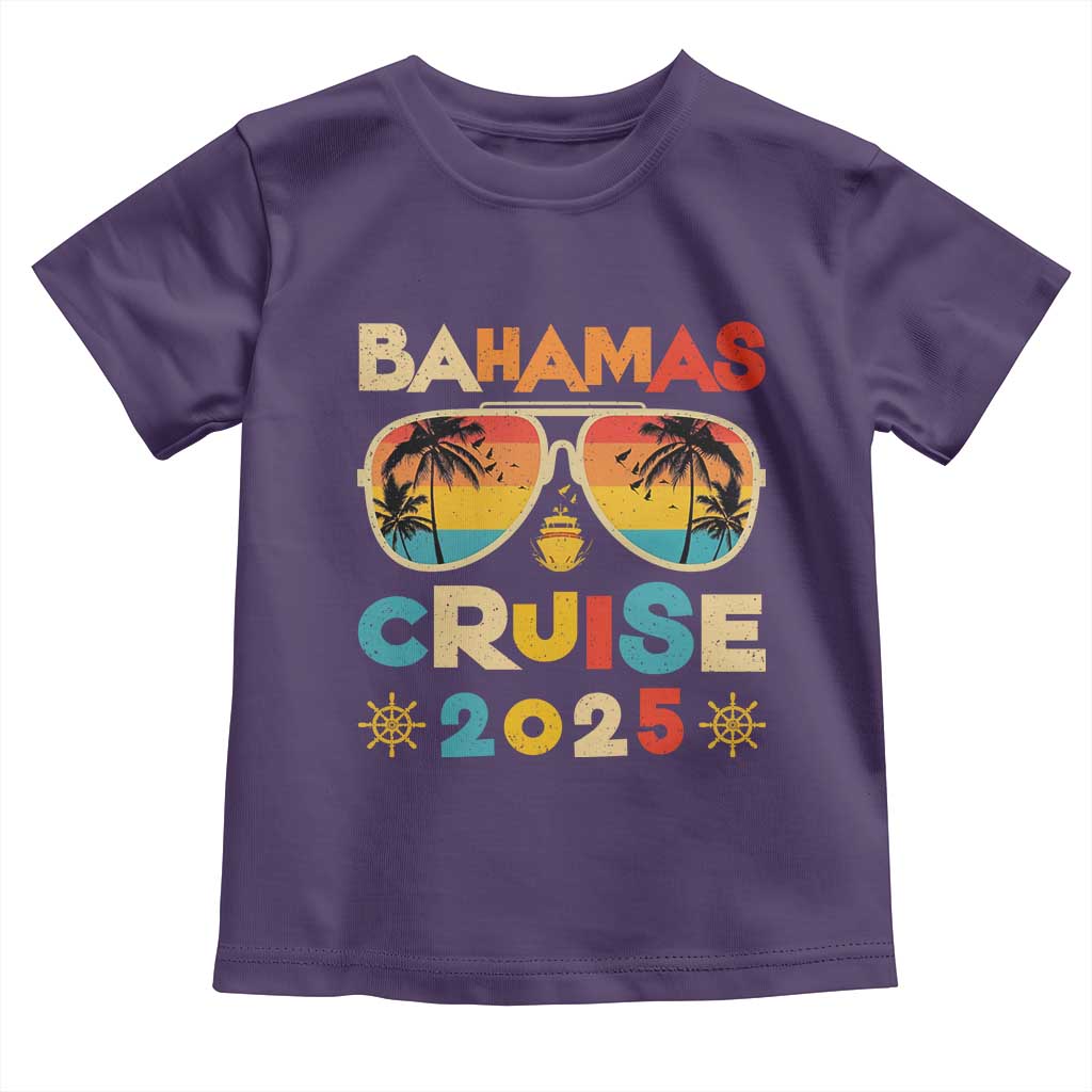 Bahamas Cruise Toddler T Shirt Cruisin Together Matching Family Cruise 2025 TS10 Purple Print Your Wear