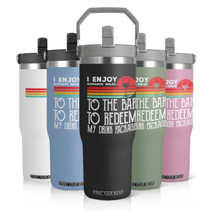 Funny Drinking Cruise Flip Straw Tumbler Funny Drink Package Summer Gift TS10 Print Your Wear