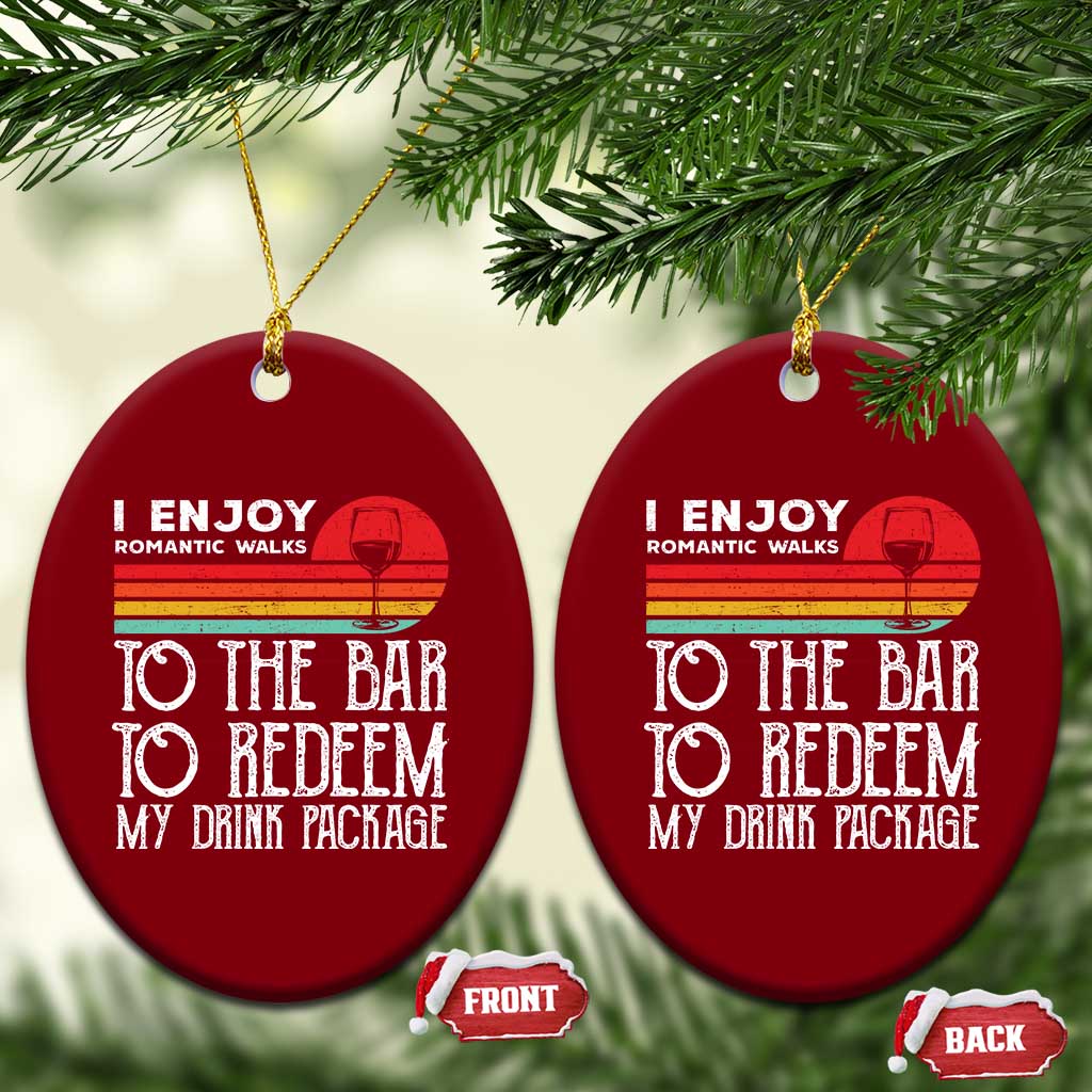 Funny Drinking Cruise Ceramic Ornament Funny Drink Package Summer Gift TS10 Print Your Wear