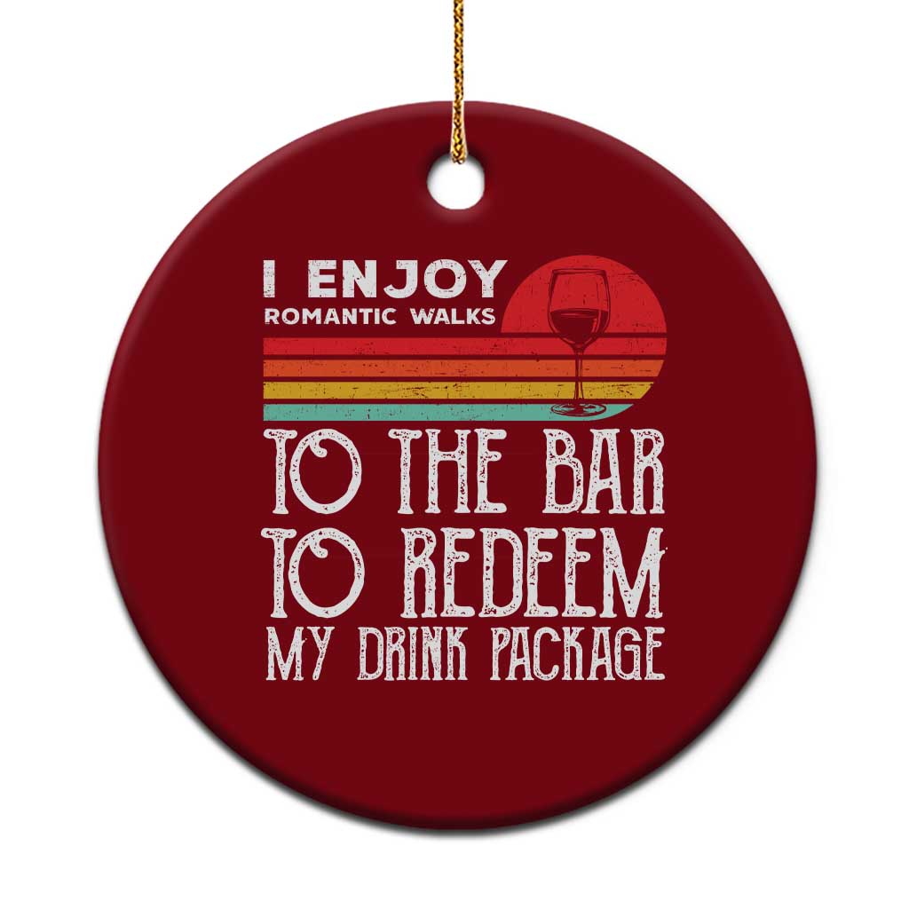 Funny Drinking Cruise Ceramic Ornament Funny Drink Package Summer Gift TS10 1pc Red Print Your Wear