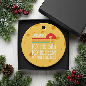 Funny Drinking Cruise Ceramic Ornament Funny Drink Package Summer Gift TS10 1pc Yellow Cheese Print Your Wear