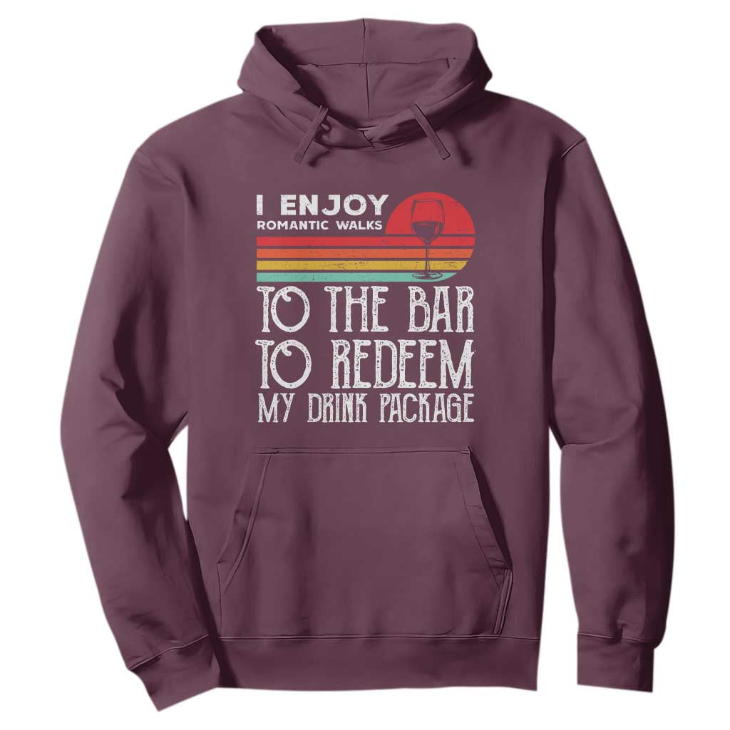 Funny Drinking Cruise Hoodie Funny Drink Package Summer Gift TS10 Maroon Print Your Wear
