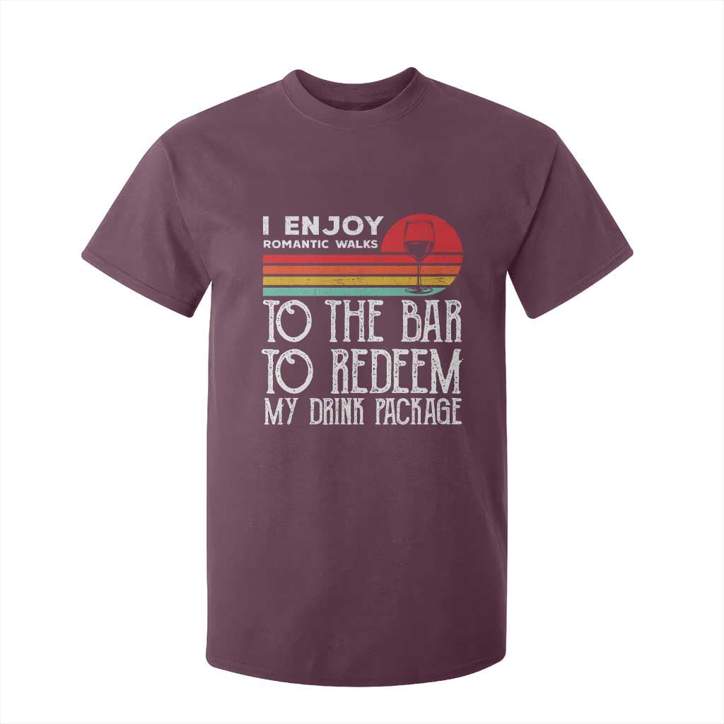 Funny Drinking Cruise T Shirt For Kid Funny Drink Package Summer Gift TS10 Maroon Print Your Wear