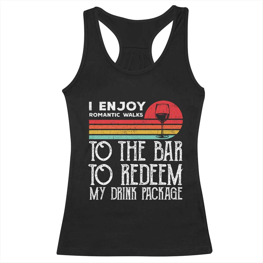 Funny Drinking Cruise Racerback Tank Top Funny Drink Package Summer Gift TS10 Black Print Your Wear