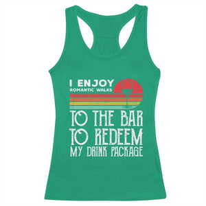 Funny Drinking Cruise Racerback Tank Top Funny Drink Package Summer Gift TS10 Irish Green Print Your Wear