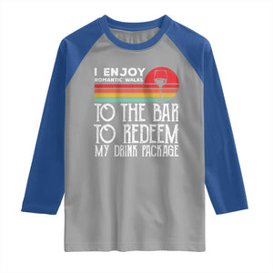 Funny Drinking Cruise Raglan Shirt Funny Drink Package Summer Gift TS10 Sport Gray Royal Print Your Wear