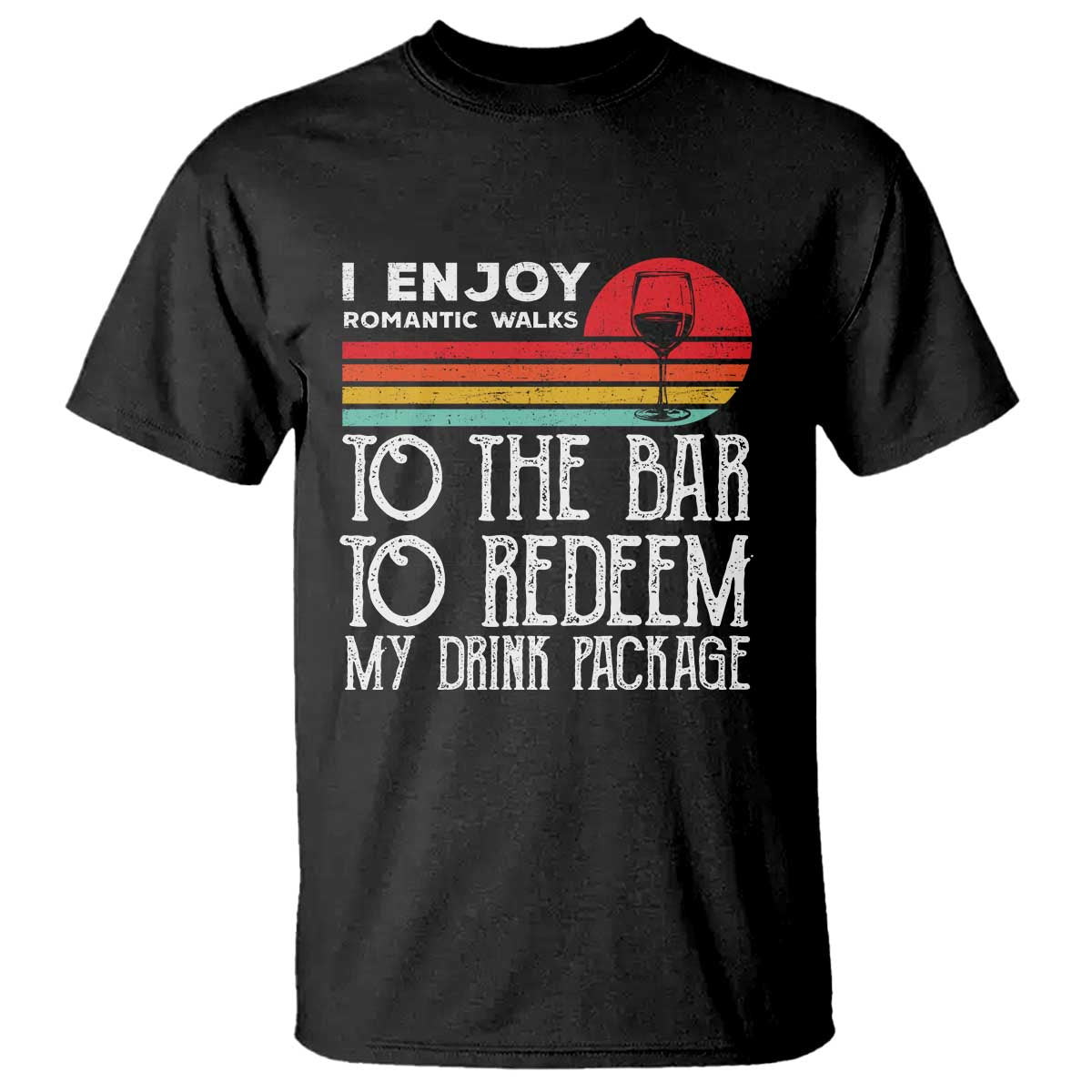 Funny Drinking Cruise T Shirt Funny Drink Package Summer Gift TS10 Black Print Your Wear