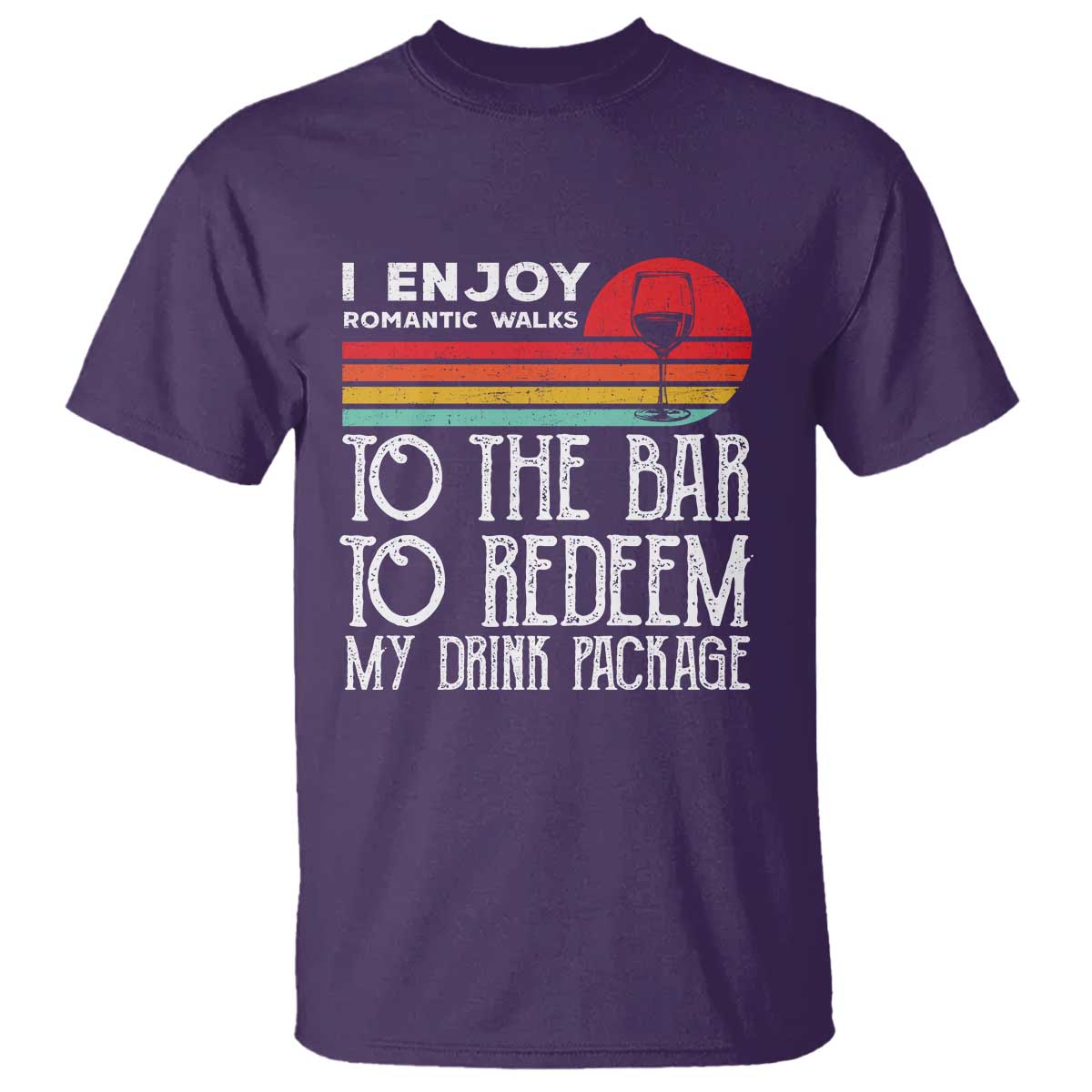 Funny Drinking Cruise T Shirt Funny Drink Package Summer Gift TS10 Purple Print Your Wear