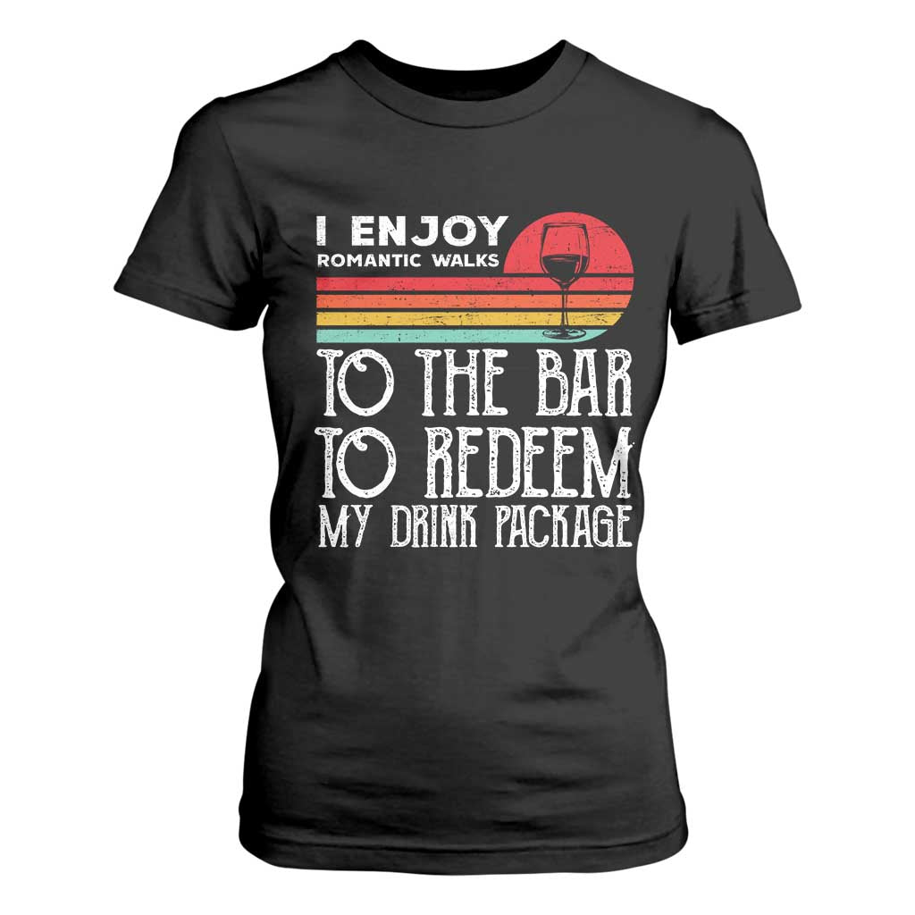 Funny Drinking Cruise T Shirt For Women Funny Drink Package Summer Gift TS10 Black Print Your Wear
