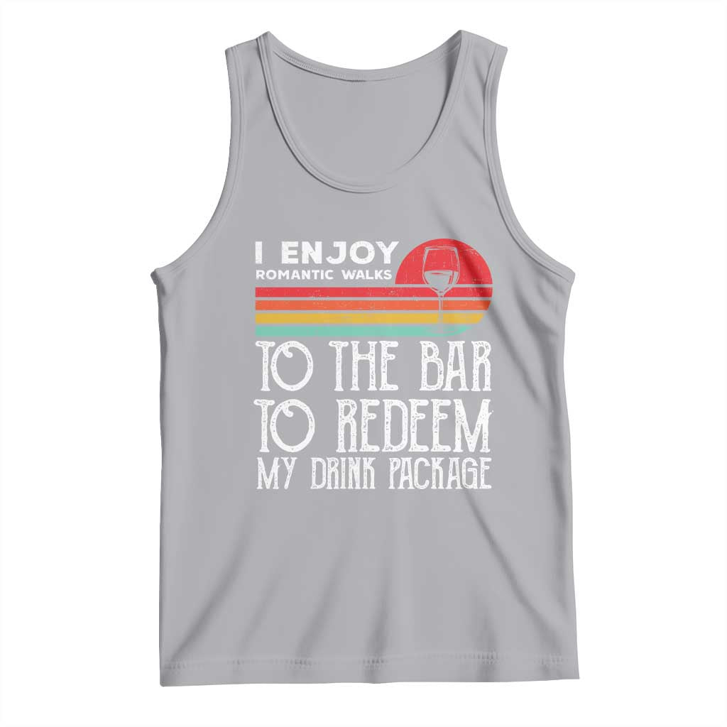 Funny Drinking Cruise Tank Top Funny Drink Package Summer Gift TS10 Athletic Heather Print Your Wear