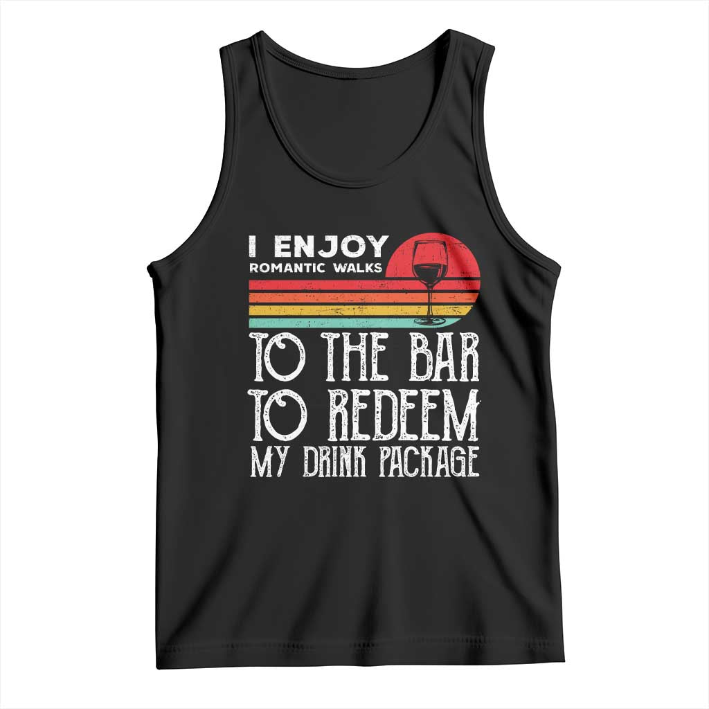 Funny Drinking Cruise Tank Top Funny Drink Package Summer Gift TS10 Black Print Your Wear