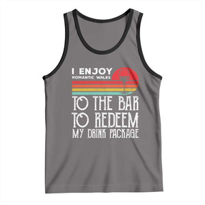 Funny Drinking Cruise Tank Top Funny Drink Package Summer Gift TS10 Deep Heather Black Print Your Wear